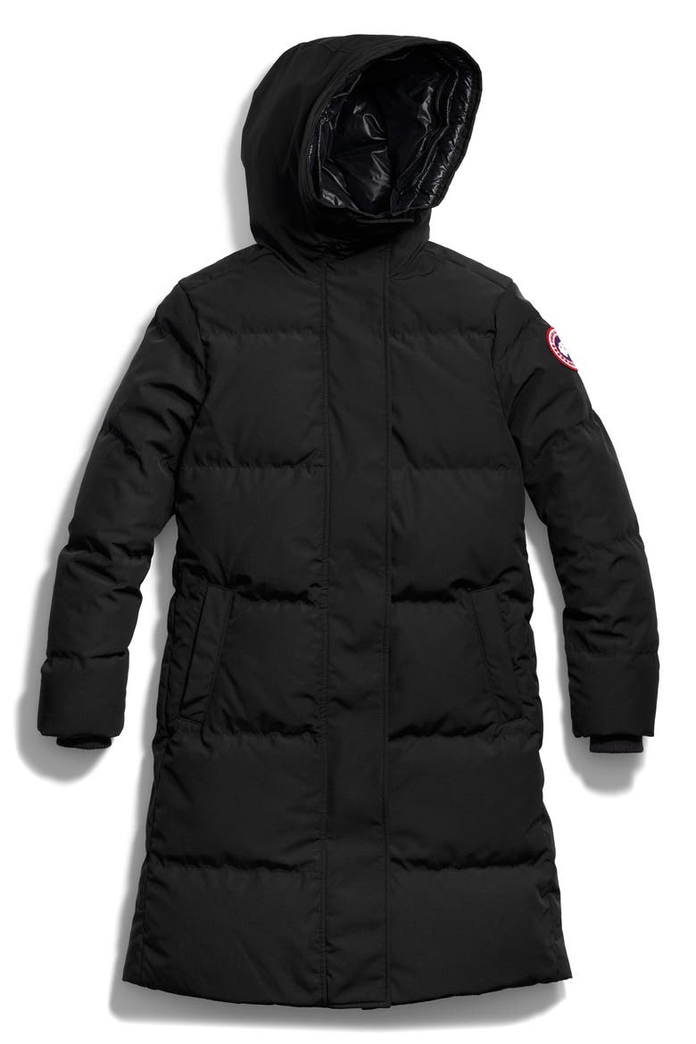 Louise Down Puffer Parka, Alternate, color, BLACK - NOIR