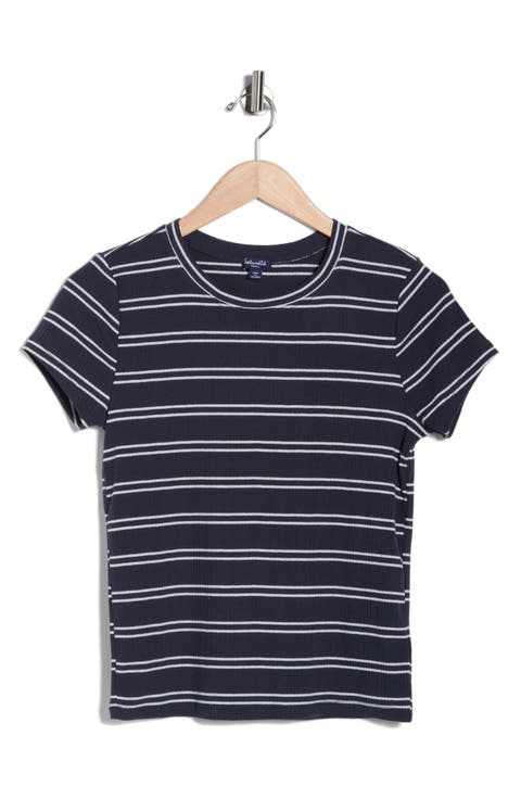 Stripe Rib T-Shirt