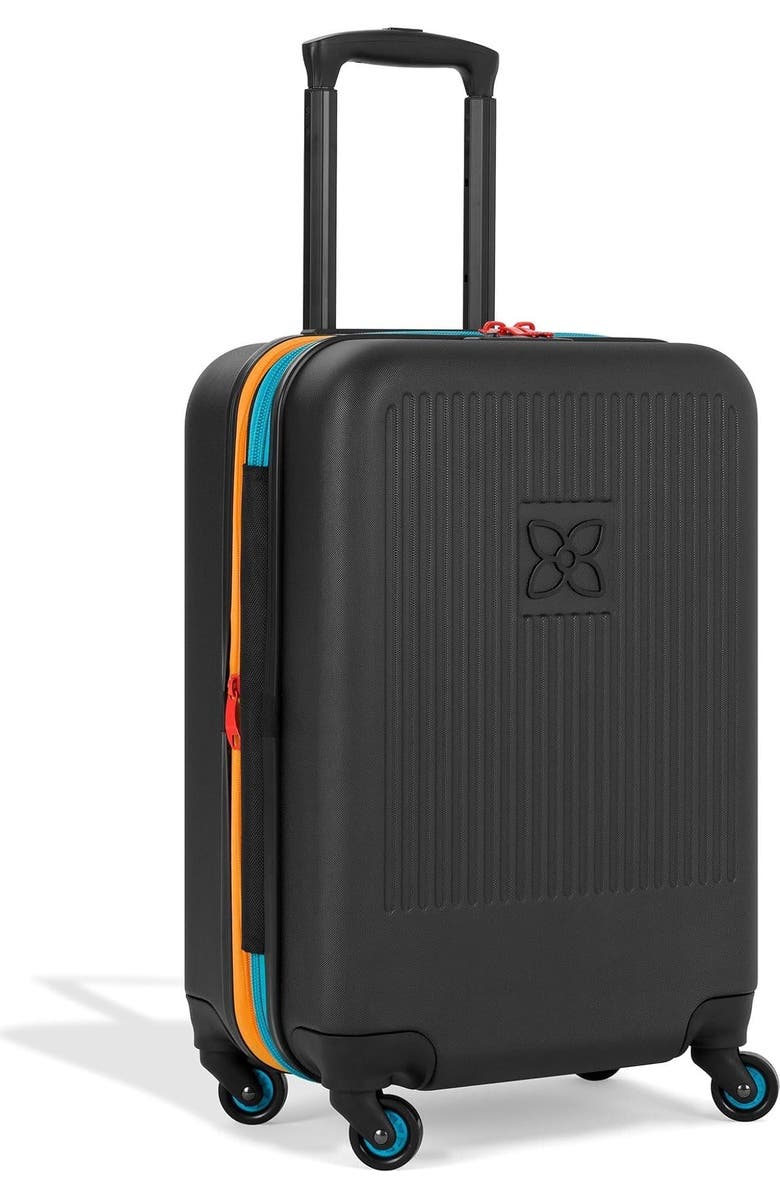 Sherpani Meridian Carry On Travel Hardside Luggage, Main, color,