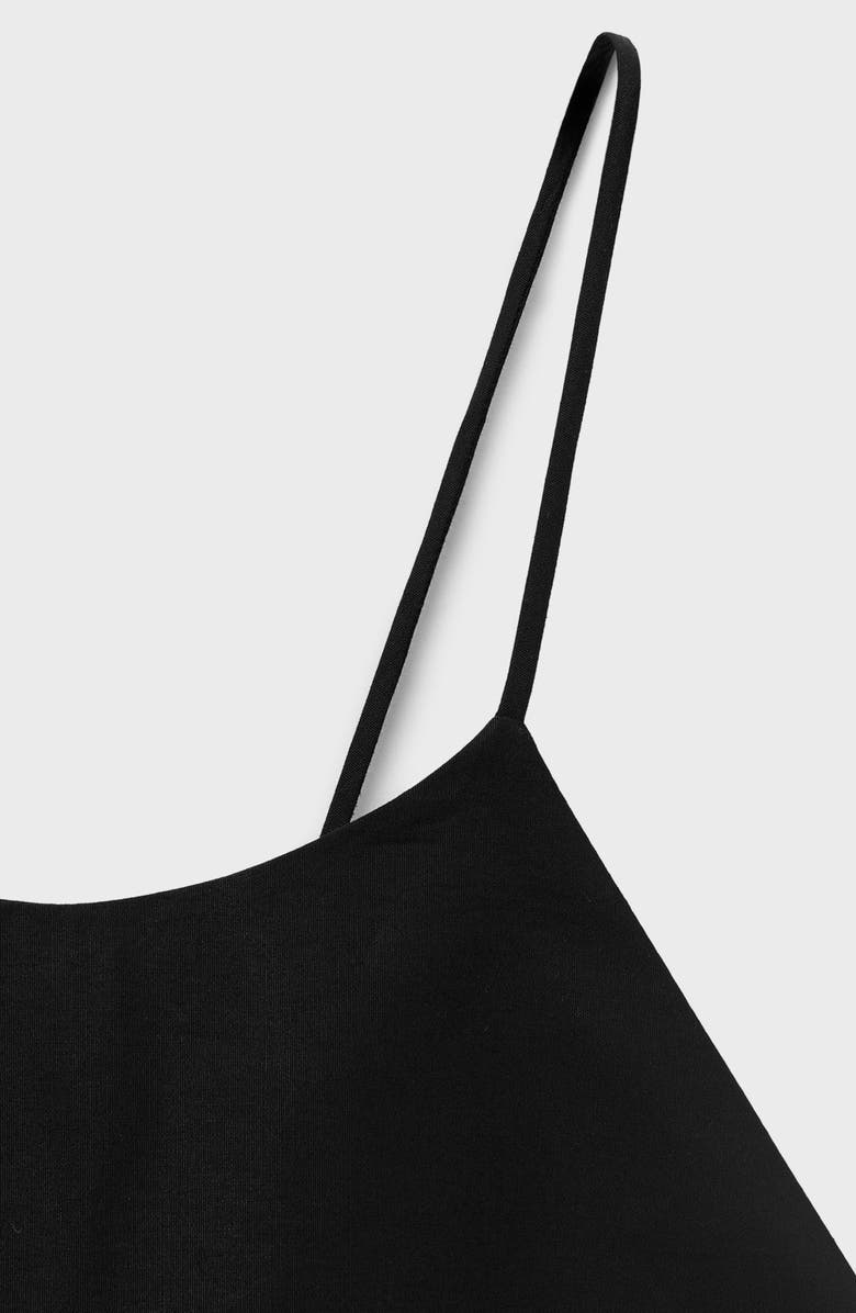 MANGO Sleeveless Fit & Flare Maxi Dress, Alternate, color, Black