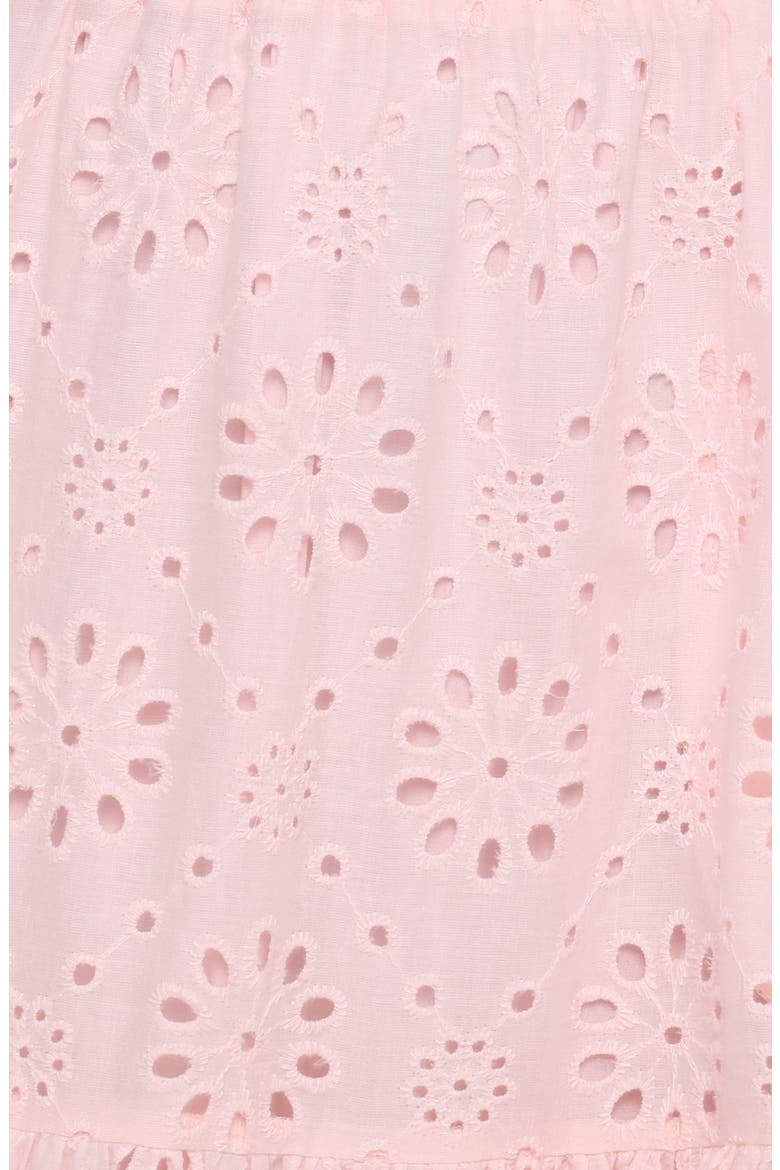 Angelina Cotton Midi Skirt Set, Alternate, color, PINK BROIDERIE