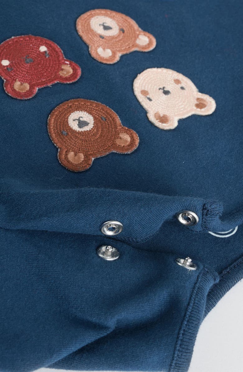 NEXT 6-Pack Assorted Long Sleeve Cotton T-Shirts & Leggings Set, Alternate, color, Blue