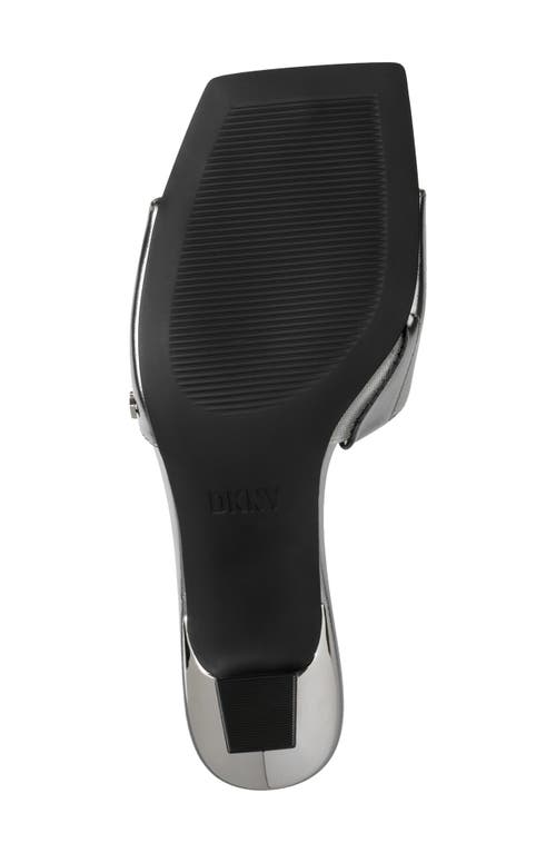 Dkny Kailyn Slide Sandal In Silver