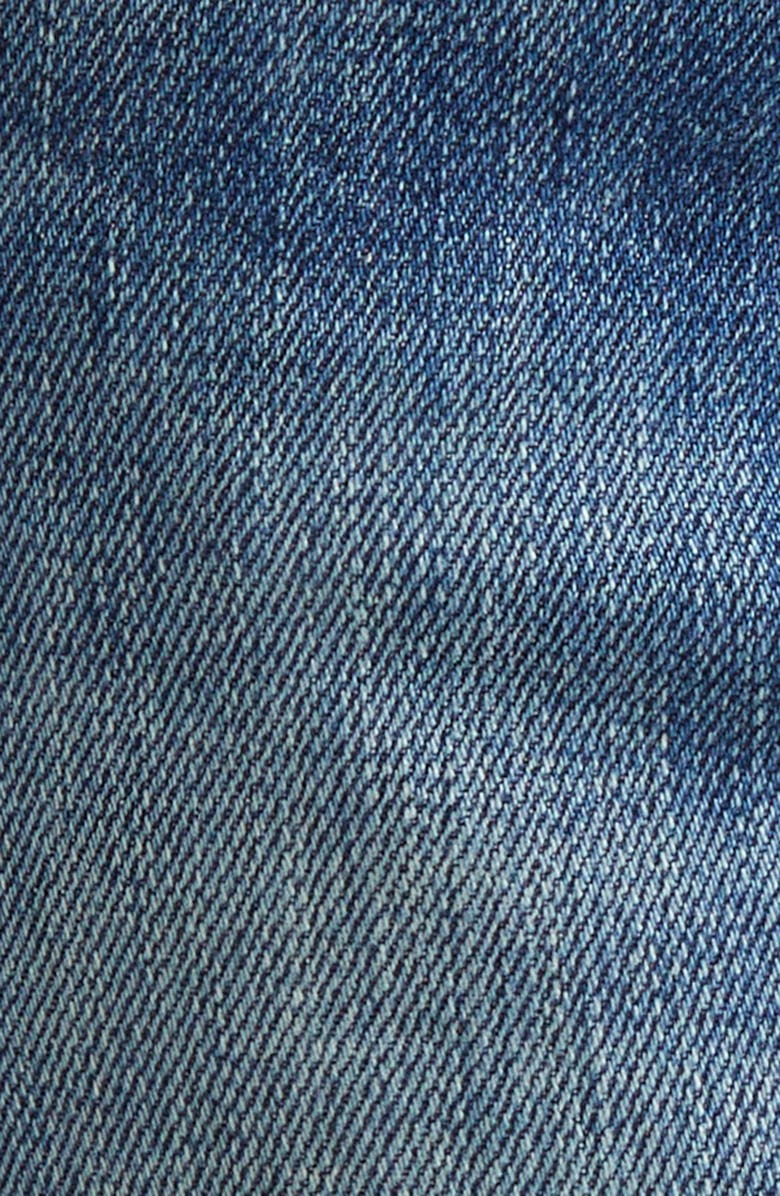 Nili Lotan Distressed Bootcut Jeans, Alternate, color, Classic Wash