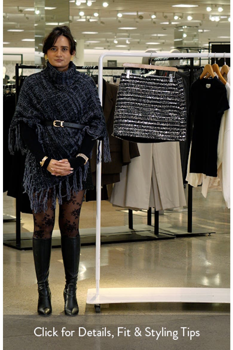 Sequin Texture Miniskirt video