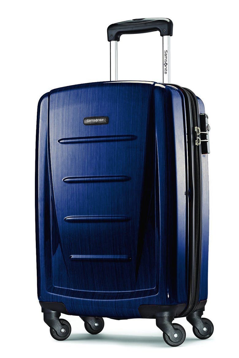 Winfield 2 (20/28) 2-Piece Set Hardside Expandable Luggage with Spinner Wheels, Alternate, color, Navy