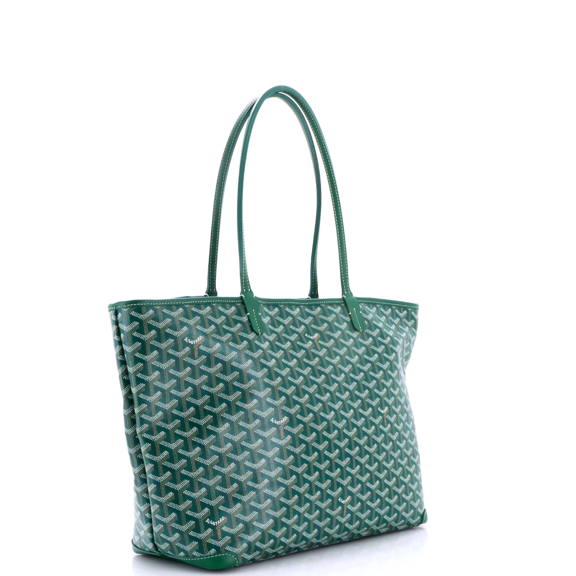 Artois Tote Coated Canvas MM, Alternate, color, Green