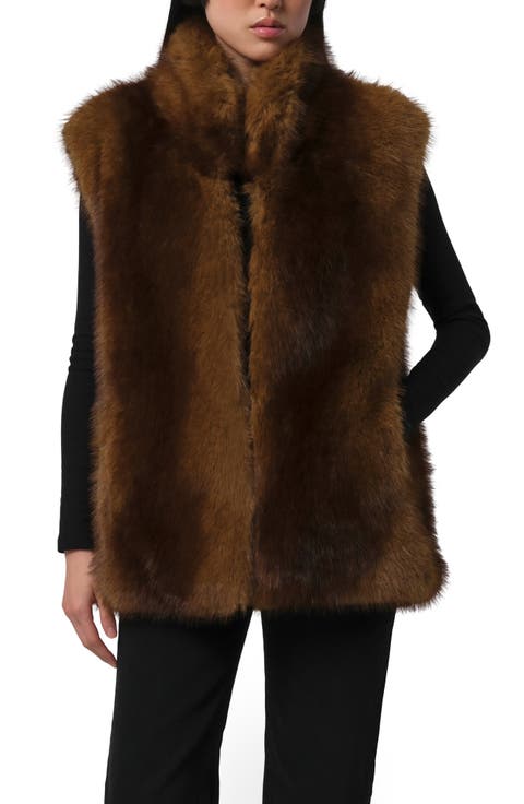 Laila Faux Mink Vest