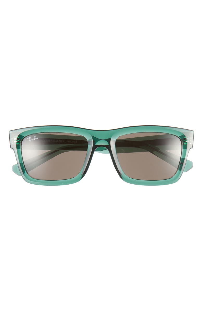 Ray-Ban Warren 54mm Rectangular Sunglasses, Main, color, Transparent Green