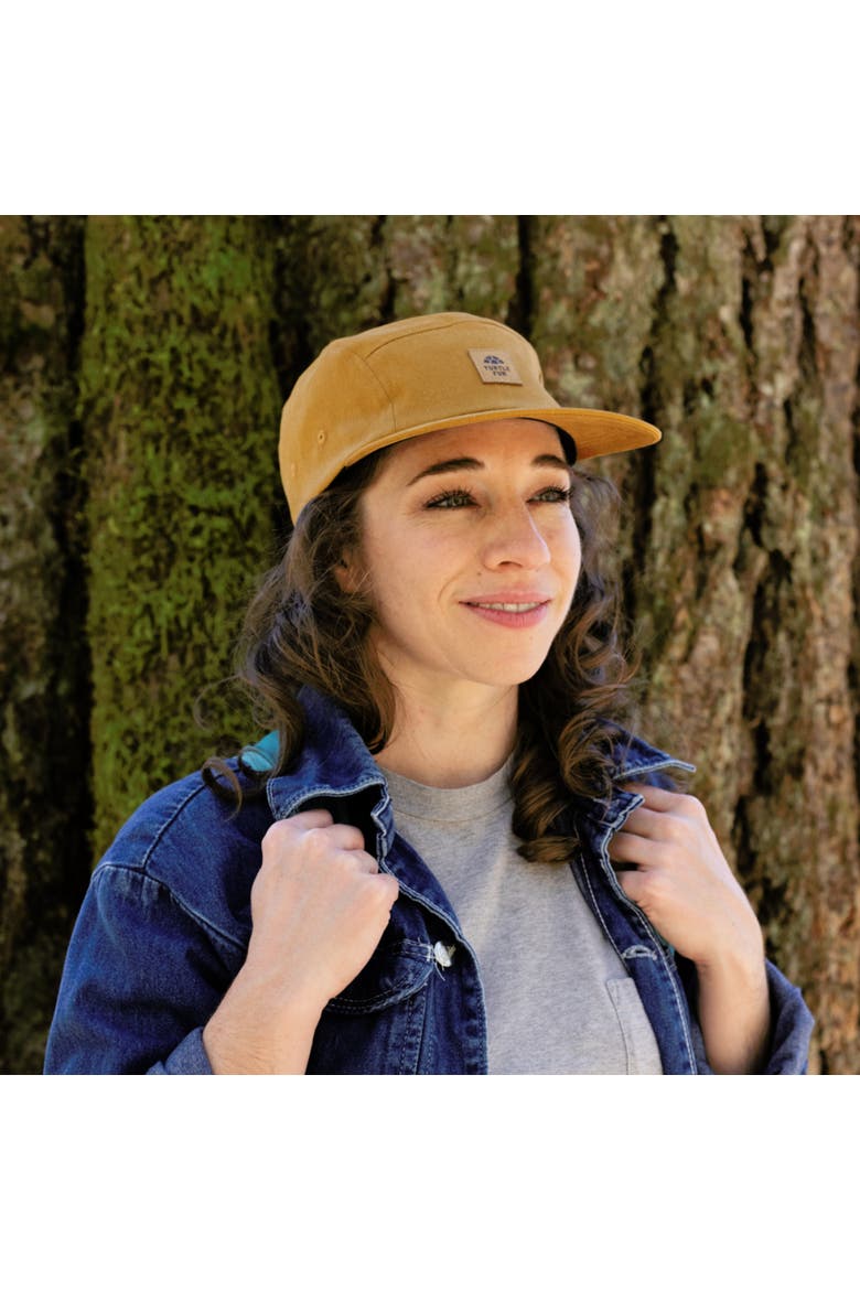 Cairn 5-Panel Hat, Alternate, color, Amber