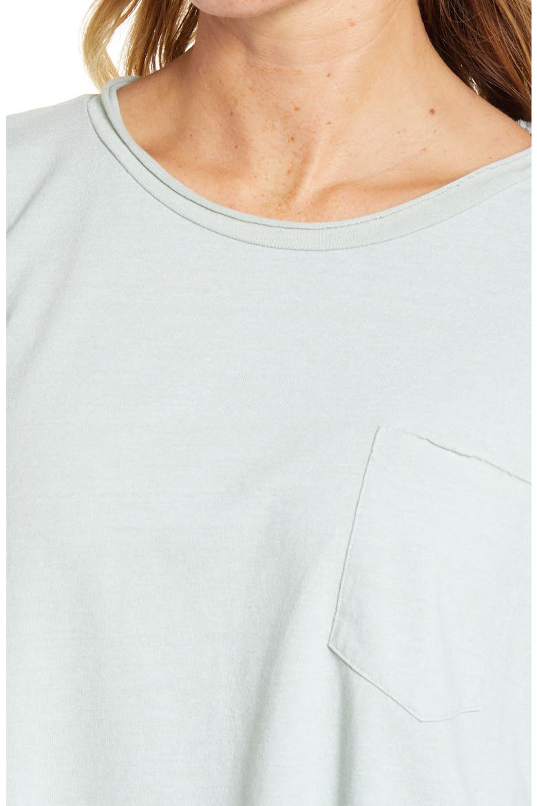 Raw Edge Oversize Tee, Alternate, color, WASHED SAGE