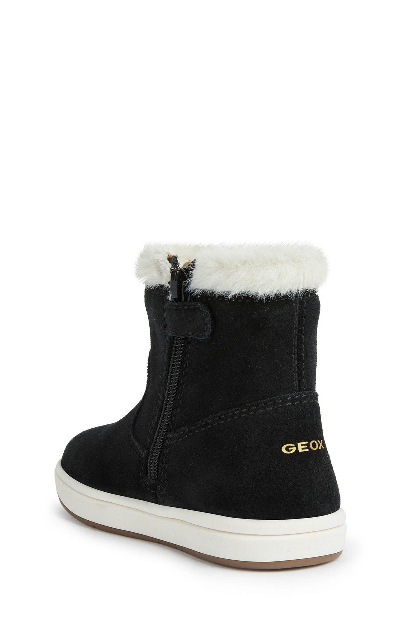 Geox Kids' Trotolla Faux Fur Lined Boot, Alternate, color, 