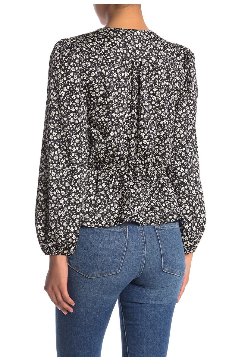 All in Favor Floral Print Peplum Blouse, Alternate, color,