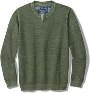 Tommy Bahama Saltwater Tide Abaco Cotton Split Neck Sweater