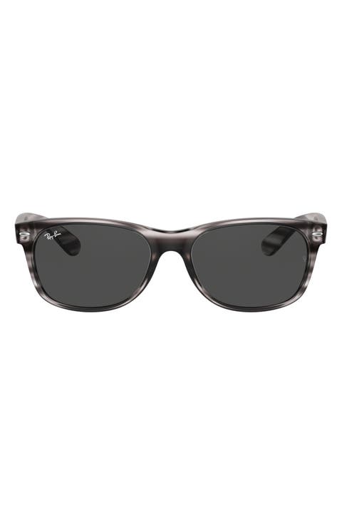 New Wayfarer 55mm Rectangular Sunglasses