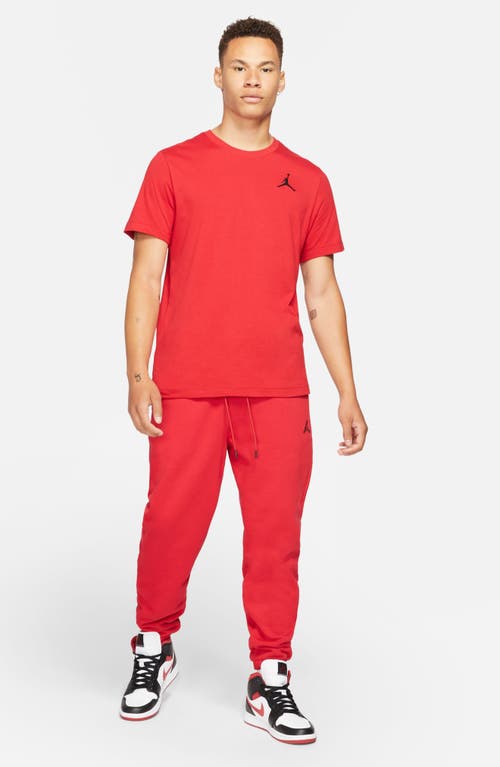 Shop Jordan Jumpman Embroidered T-shirt In Gym Red/black
