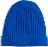 Nordstrom Cashmere Rib Cuff Beanie