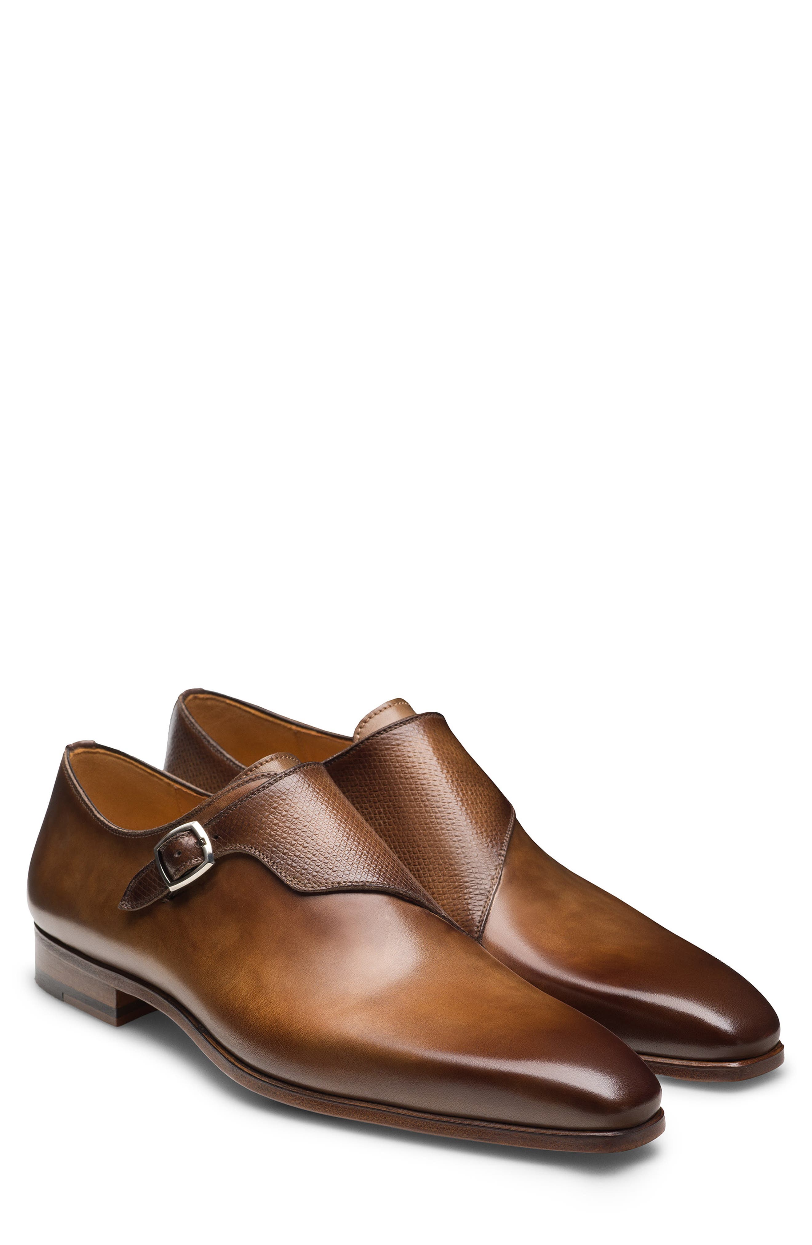 Magnanni Delphi Monk Strap Shoe, Main, color, 
