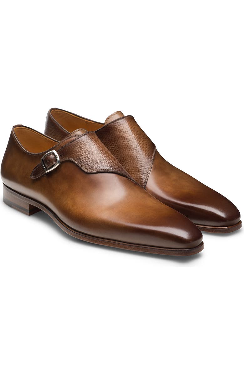Magnanni Delphi Monk Strap Shoe, Main, color, Torba