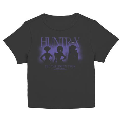 Junior's KPop Demon Hunters The Takedown Tour Silhouette Girls  Graphic T-Shirt