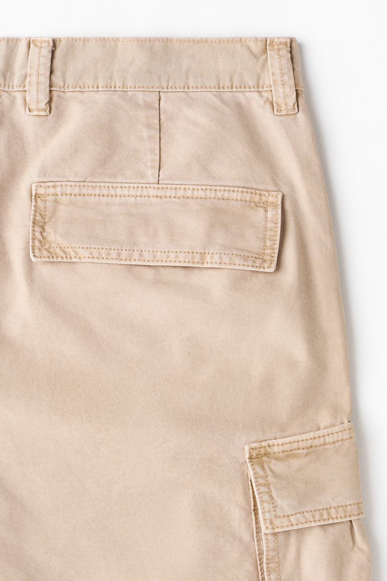 Relaxed Fit Cargo Shorts, Alternate, color, Beige