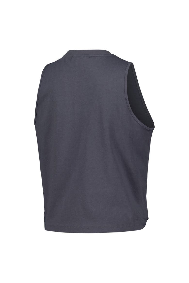 Women's The Wild Collective Charcoal Pittsburgh Pirates Side Knot Tank Top, Alternate, color, Charcoal