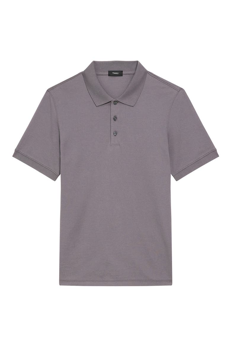 Precise Piqué Polo, Alternate, color, CARBON