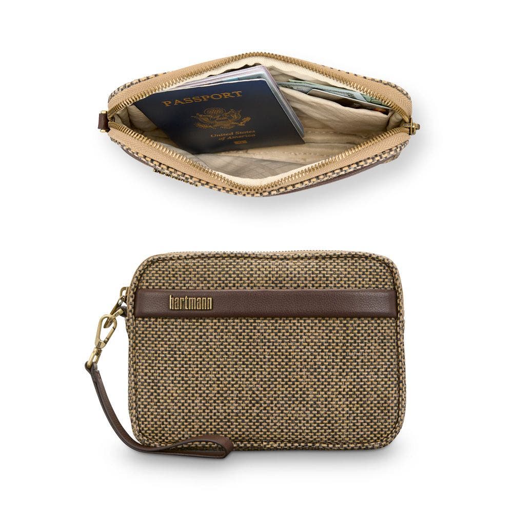 Hartmann Tweed Carryall Tote, Alternate, color, Tweed/Natural Leather
