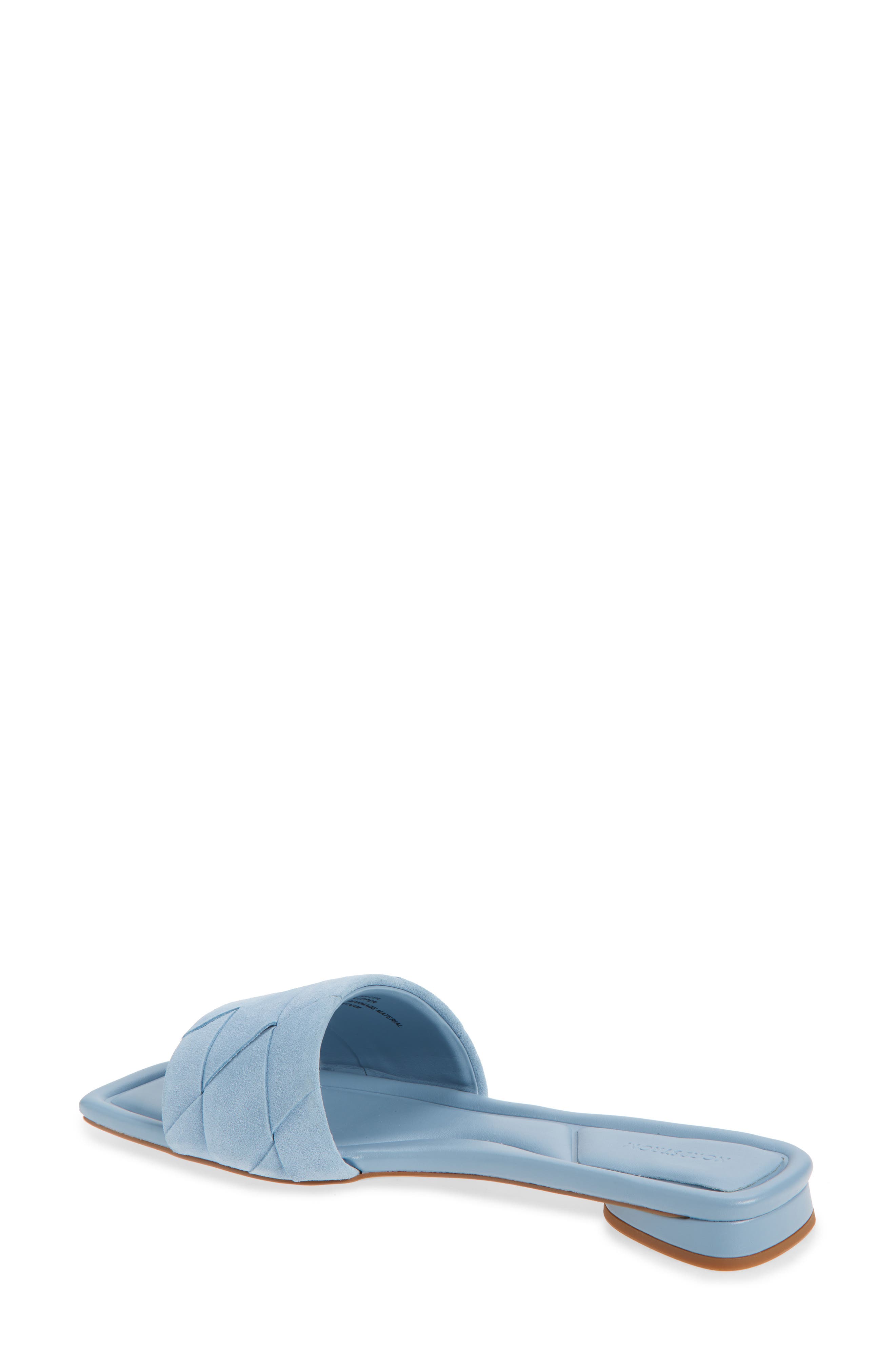 Brynn Slide Sandal, Alternate, color, BLUE ASHLEY