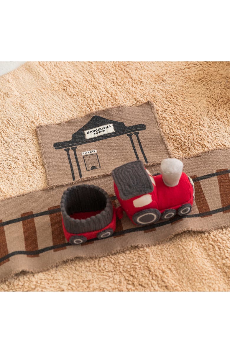 Lorena Canals Soft toy Ride & Roll, Alternate, color, Brown, Natural And Red