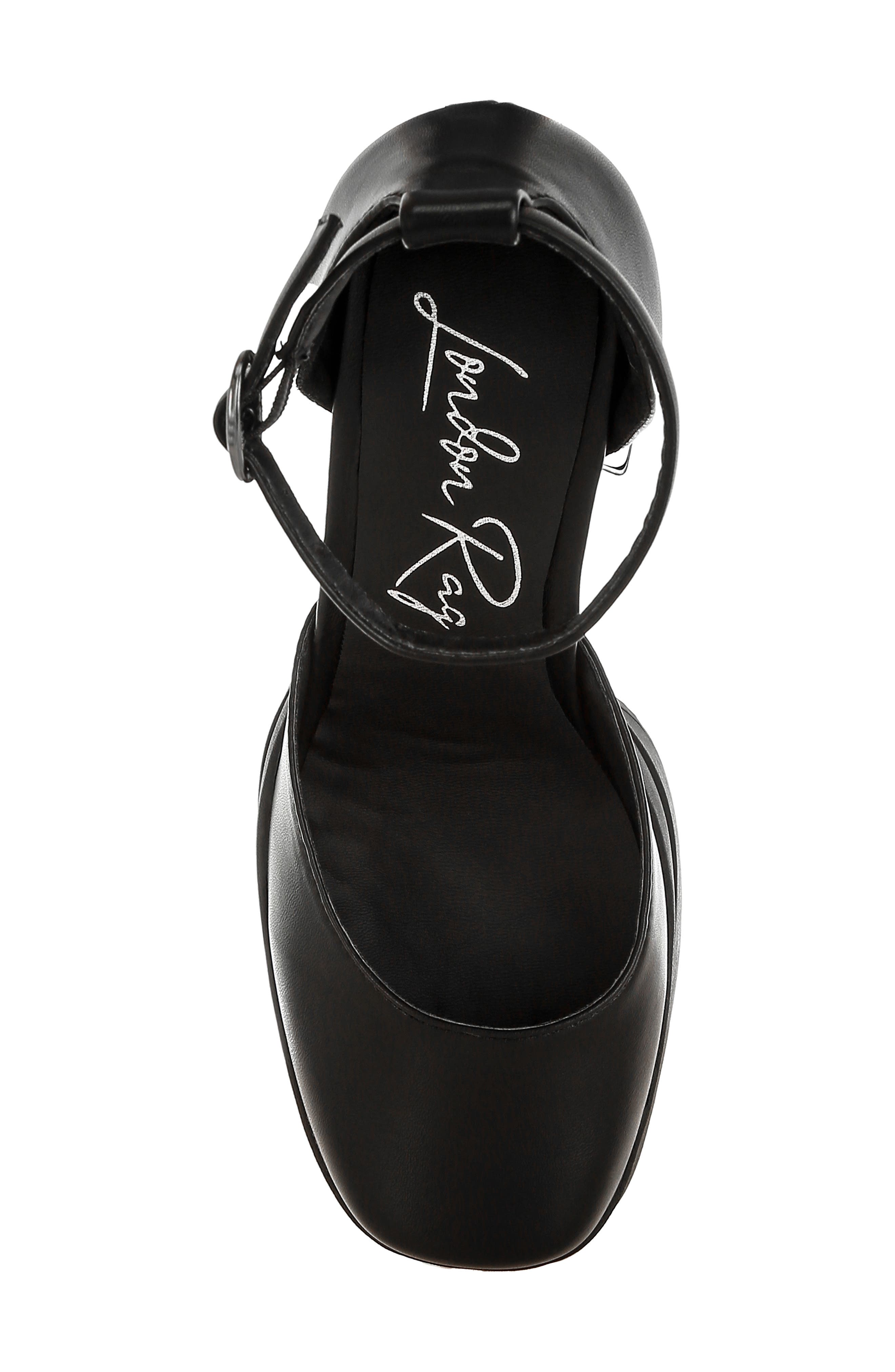 LONDON RAG Araminta Block Heel Platform Pump, Alternate, color, Black