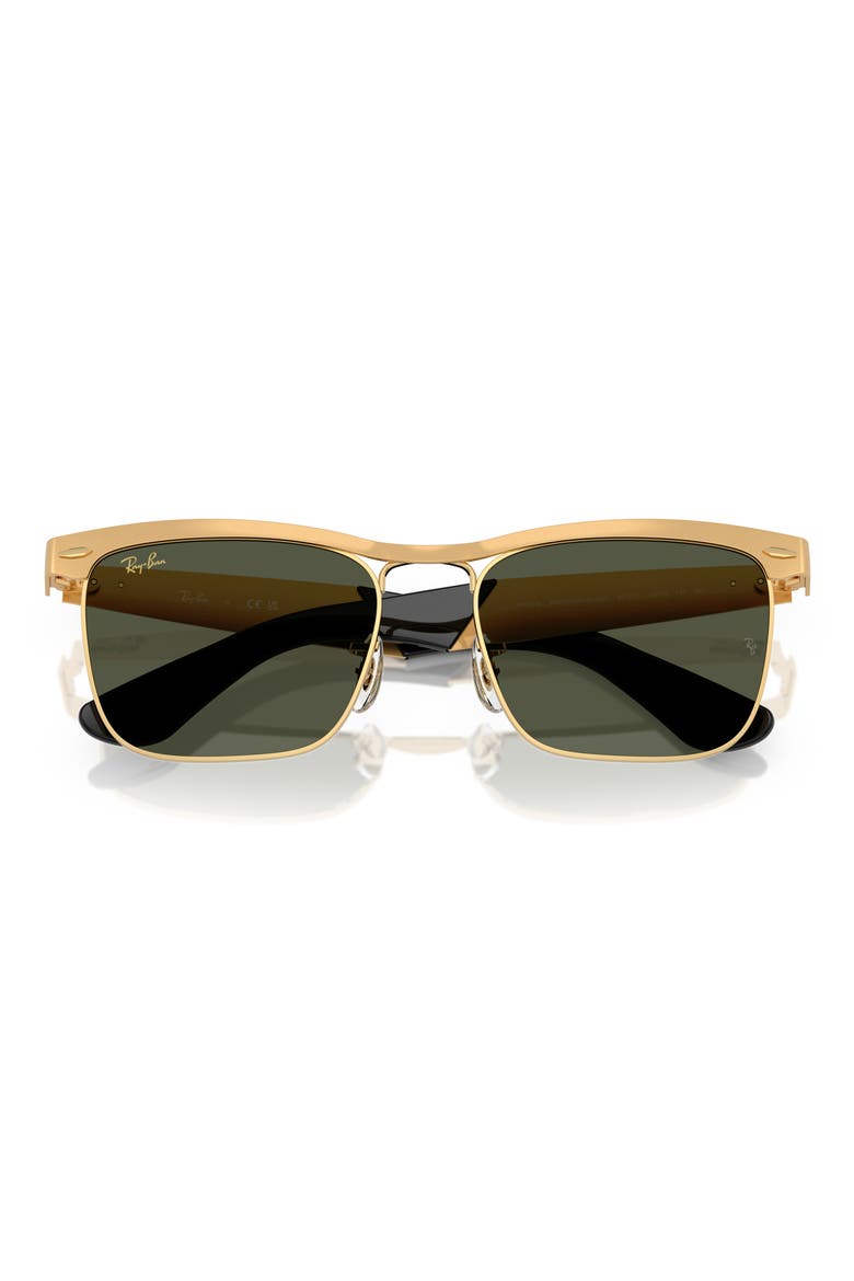 Wayfarer Deluxe 56mm Sunglasses, Alternate, color, GREEN