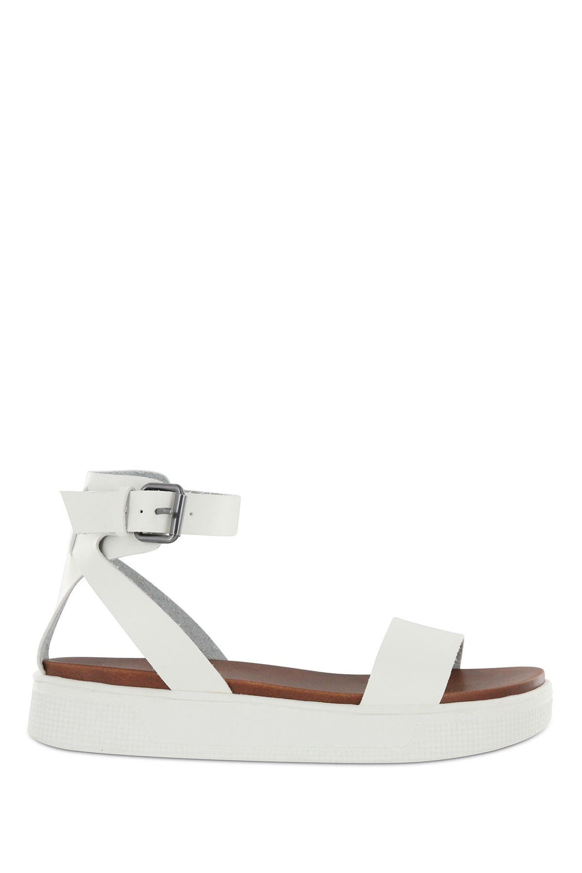 MIA Ellen Platform Sandal, Alternate, color, White