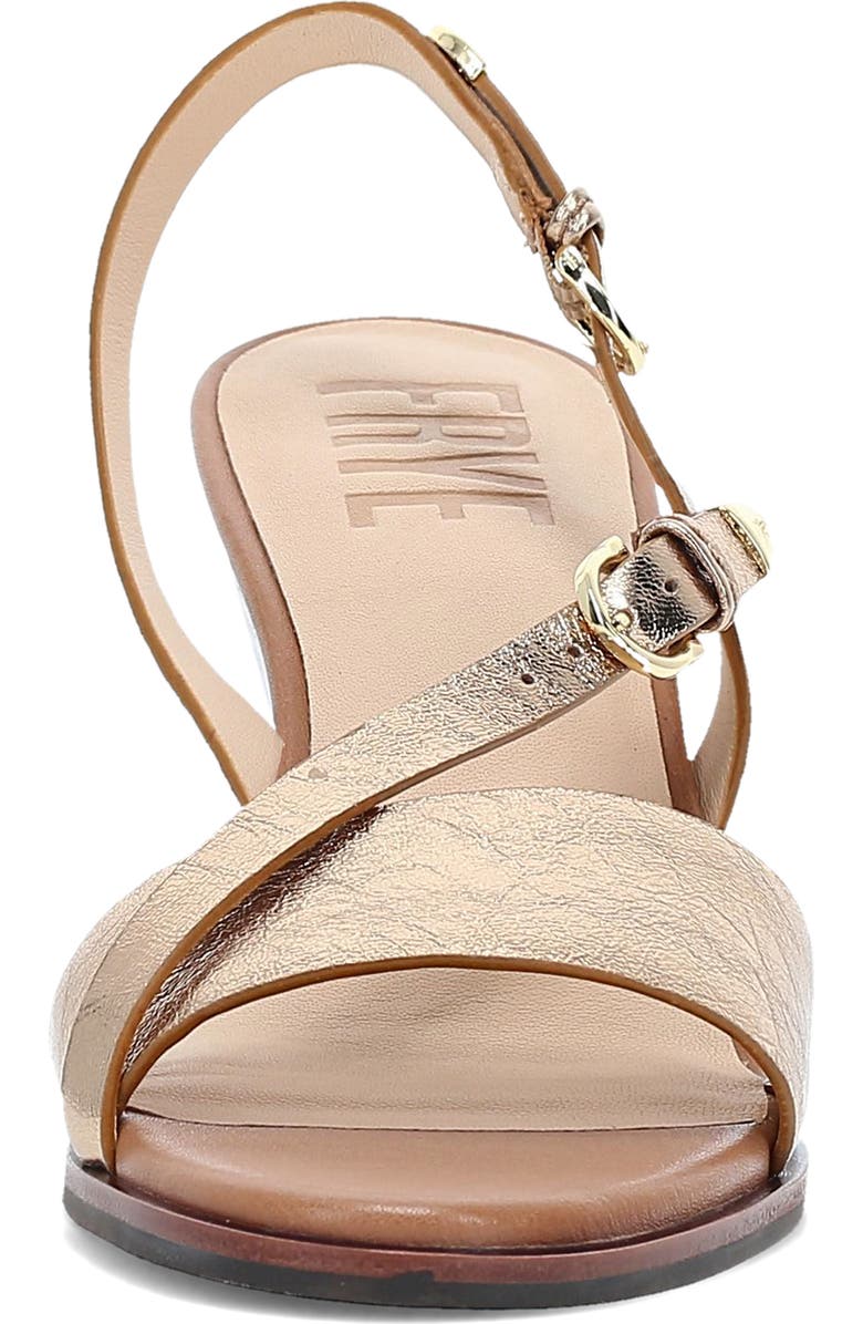 Frye Rachel Slingback Wedge Sandal, Alternate, color, Dark Gold