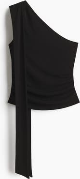H&M Draped One-shoulder Top