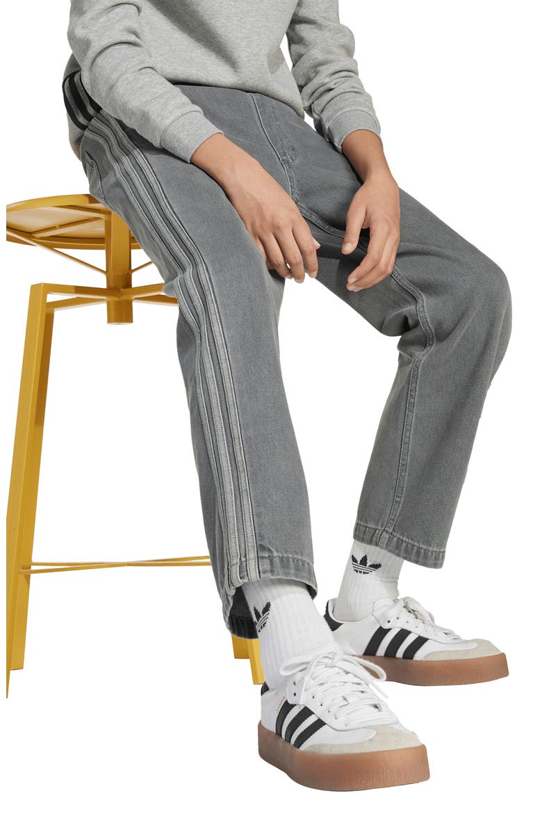 Denim Look Sweatpants, Alternate, color, LGHDEN