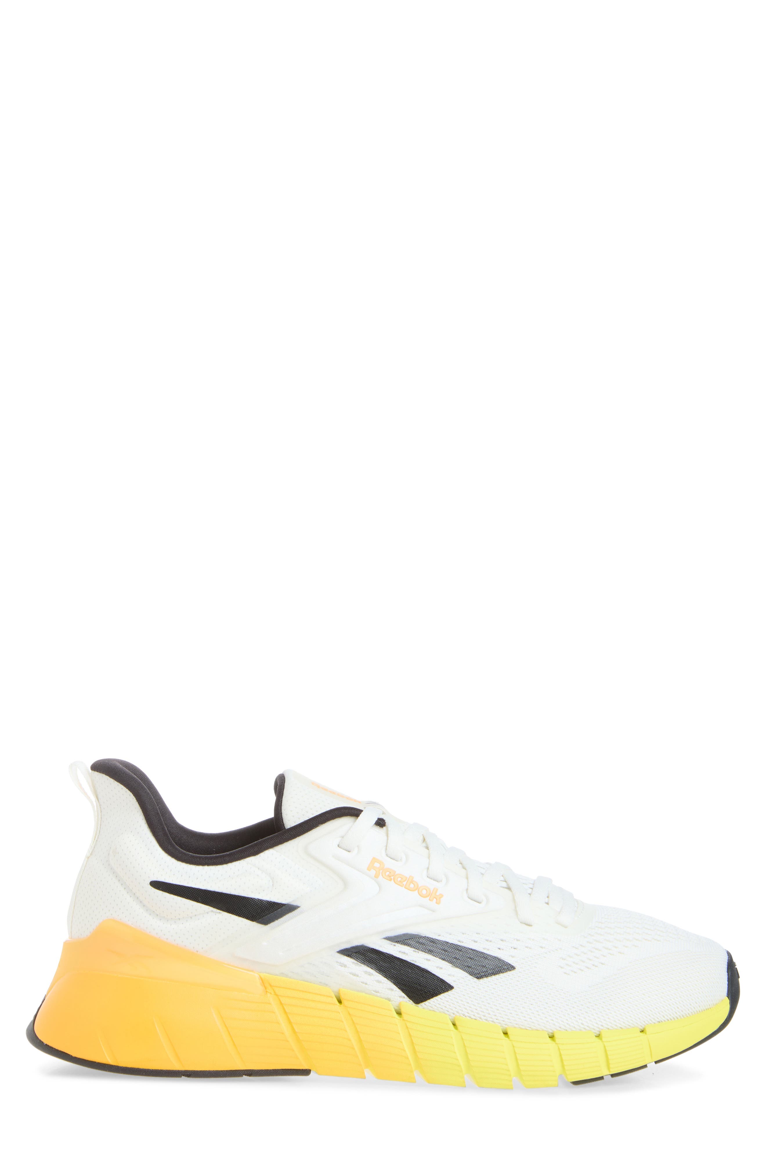Nano Gym Training Sneaker, Alternate, color, CHALK/BLACK/ELECTRIC AMBER