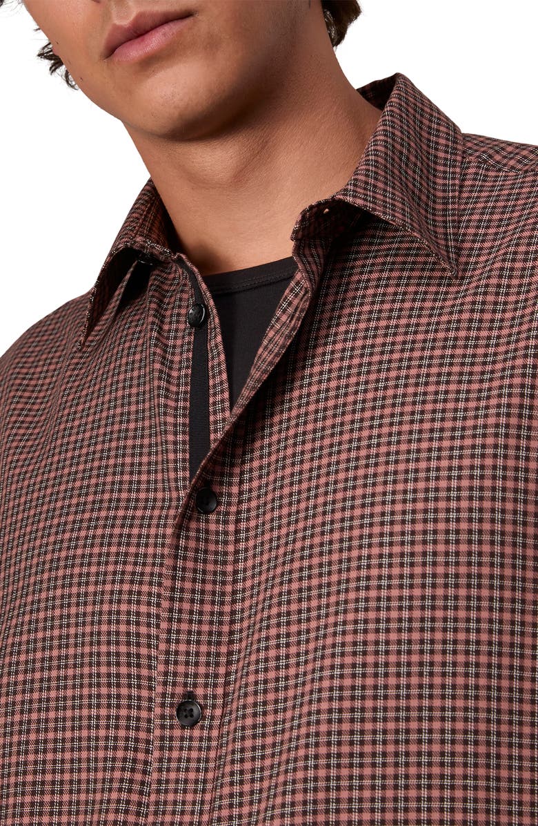 rag & bone Matthew Cotton Blend Flannel Button-Up Shirt, Alternate, color,