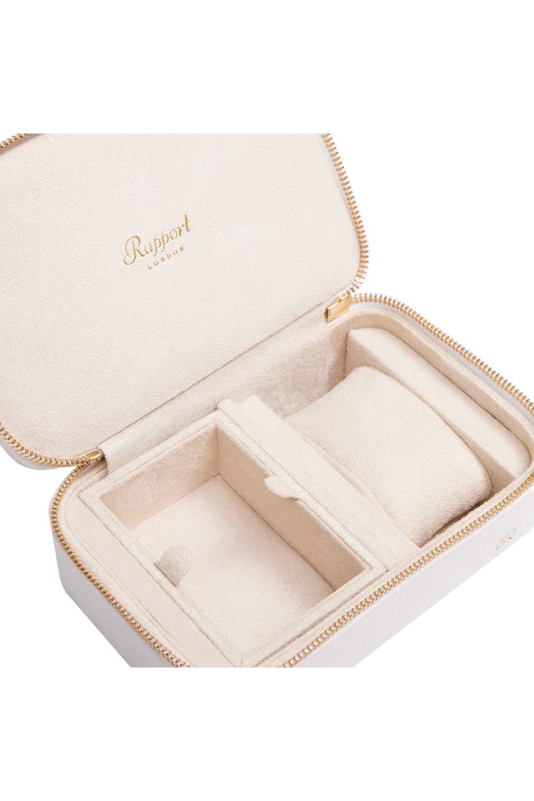 TUXEDO WATCH ZIP CASE, Alternate, color, White