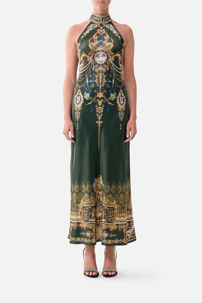 High Neck Bias Dress, Main, color, The Secession Sessions