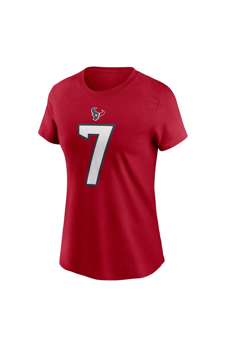 Nike Women's Nike C.J. Stroud Red Houston Texans Player Name & Number T-Shirt, Alternate, color, Red