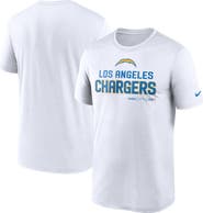 Nike Men's Nike White Los Angeles Chargers Legend Community Performance T-Shirt