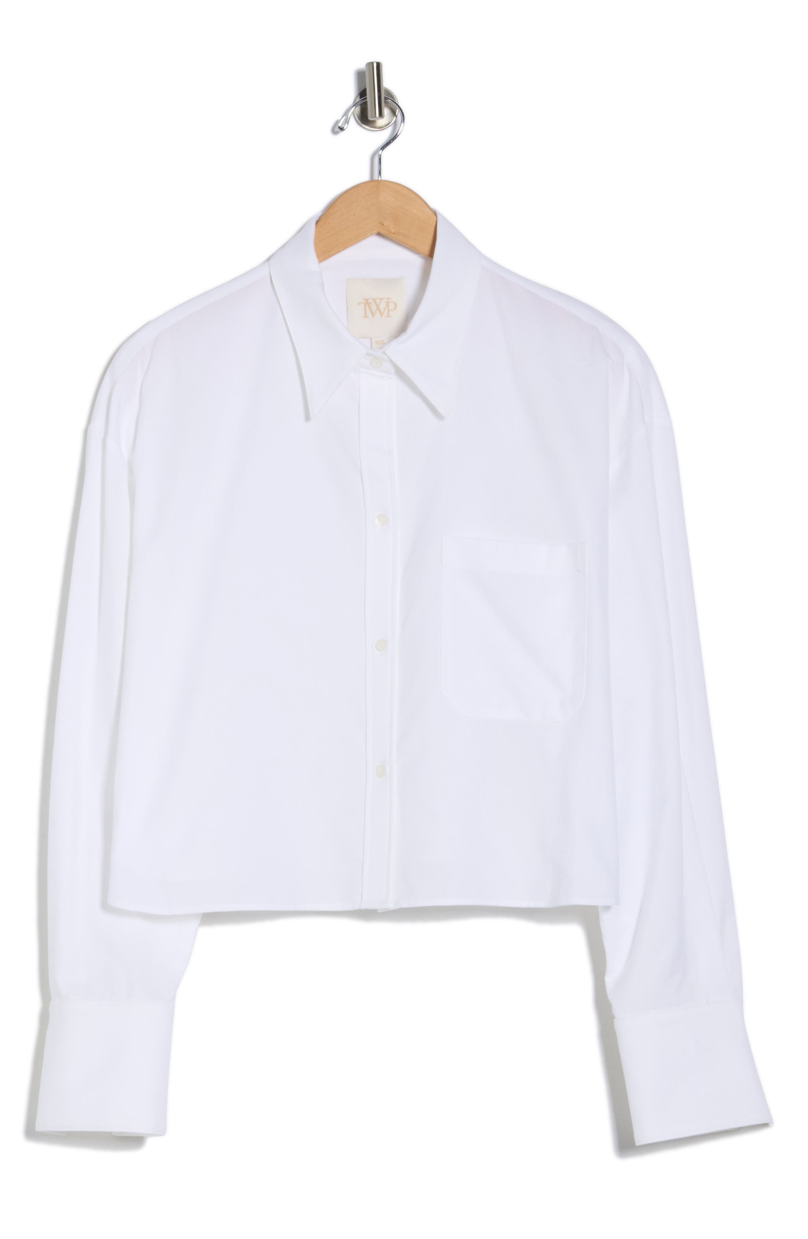 TWP Little Big Joe Crop Button-Up Shirt