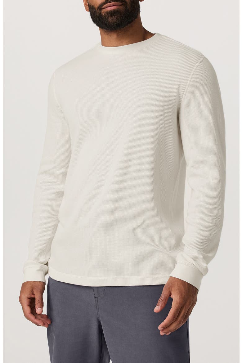 Waffle Crew T-Shirt, Main, color, MARSHMALLOW