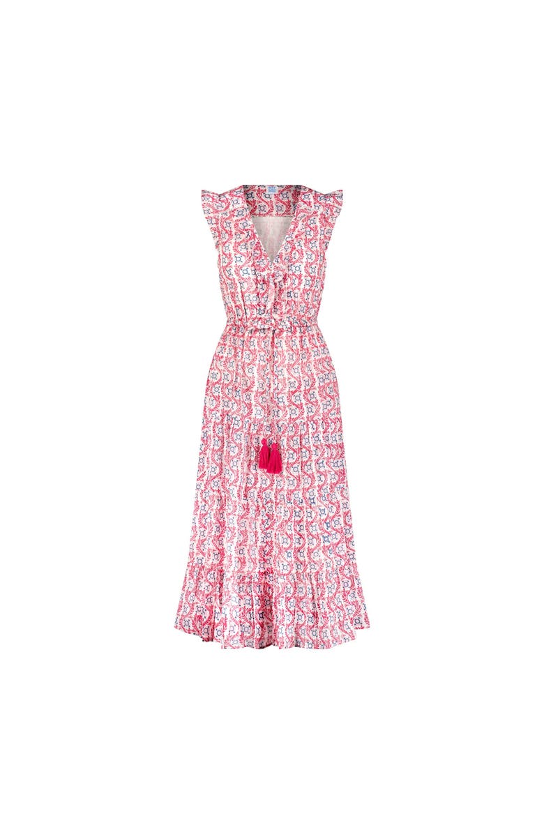 Mer St. Barth Giselle Womens Maxi Dress, Main, color, Pink