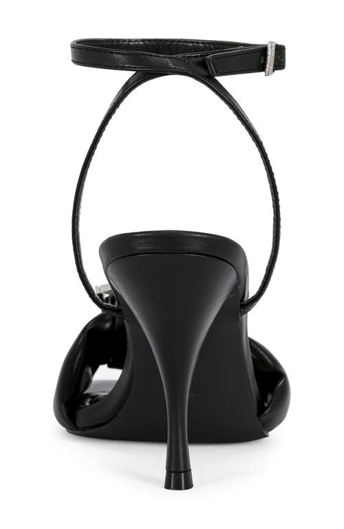Azalea Wang Jiselle Ankle Strap Sandal In Black