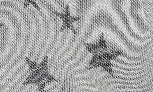 Paigelauren Kids' Star Print Fleece Hoodie & Pants Lounge Set In Gray