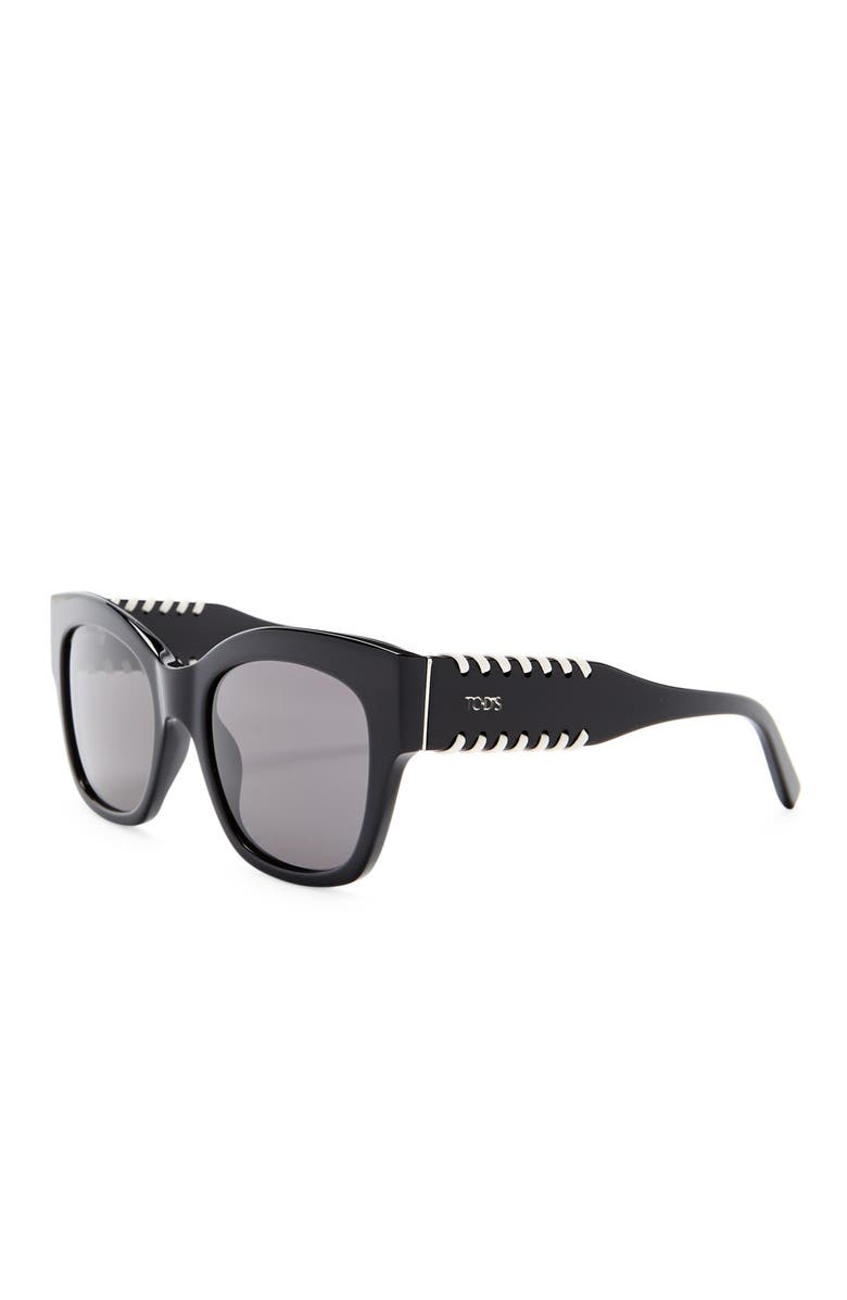 Tod's 53mm Oversized Sunglasses, Alternate, color,