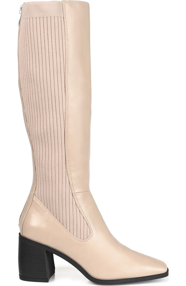 Journee Collection Winny Tall Boot, Alternate, color, Taupe
