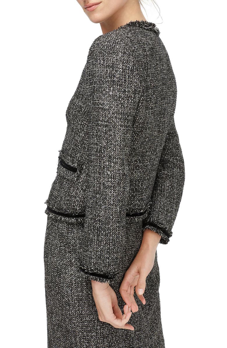 J.Crew Sparkling Tweed Lady Jacket, Alternate, color,